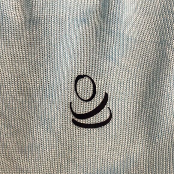 Cuddl Duds Cozy Long Sleeve Pajama Top Light Blue Soft Knit M - Picture 5 of 7